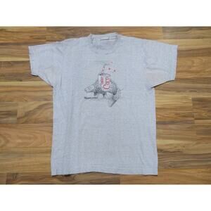 Cherry Carp Minnesota Gray Red T-shirt Sz M 1980s